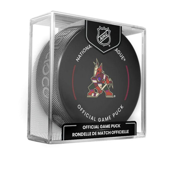 Puk Official Game Cube Arizona Coyotes