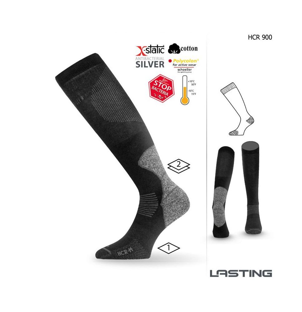 Ponožky Lasting HCR černé
