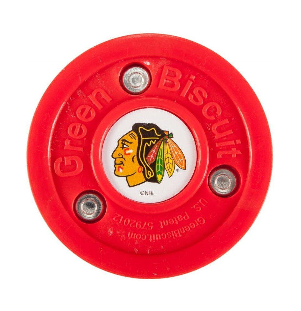 Puk Green Biscuit Chicago Blackhawks