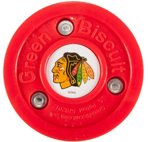 Puk Green Biscuit Chicago Blackhawks