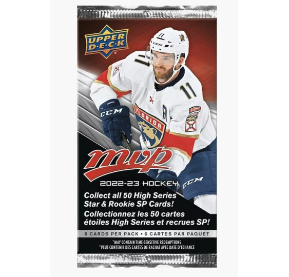 Karty 22/23 UD MVP Hockey Retail