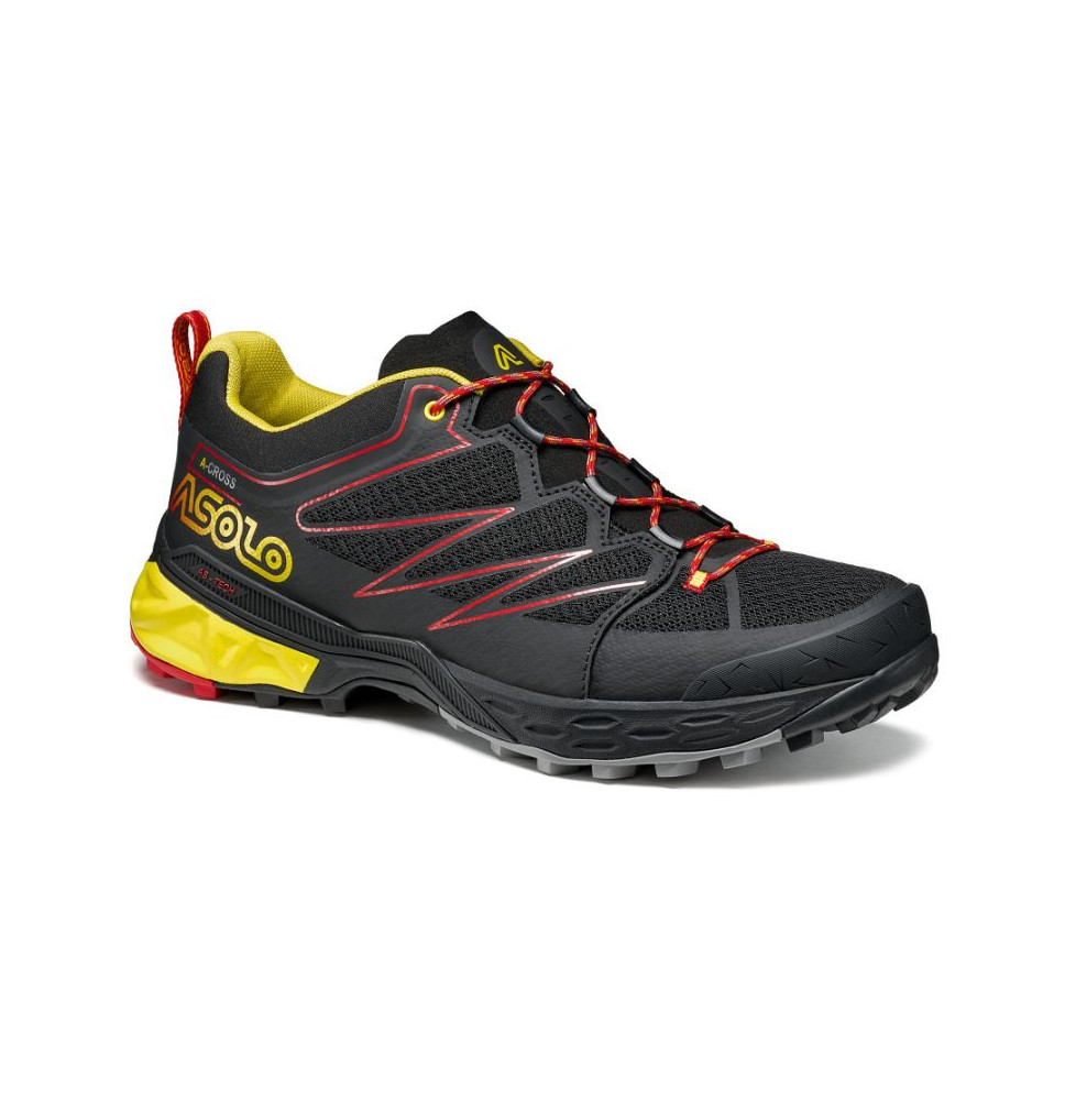 Boty Asolo Softrock M Black/yellow