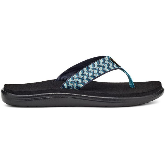 Pantofle Teva Voya Flip W Paint Tracks blue