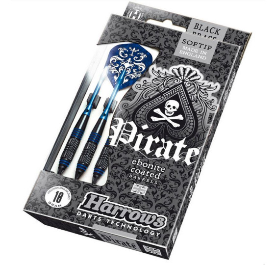 Šipky Pirate 18g