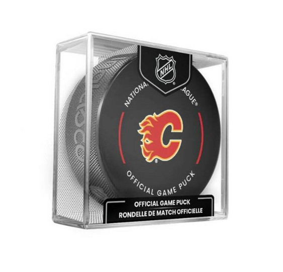 Puk Official Game Cube Calgary Flames