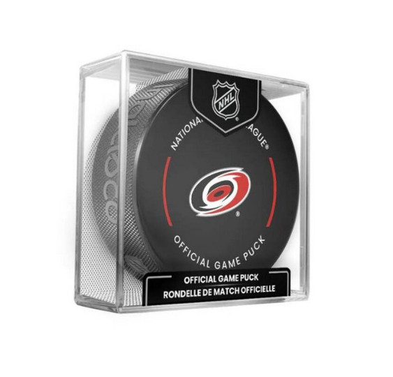 Puk Official Game Cube Carolina Hurricanes