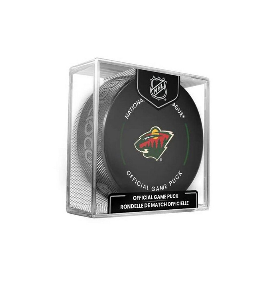 Puk Official Game Cube Minnesota Wild