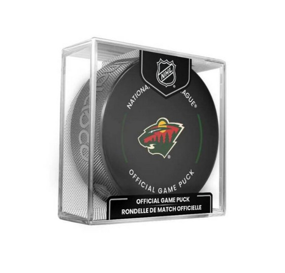 Puk Official Game Cube Minnesota Wild