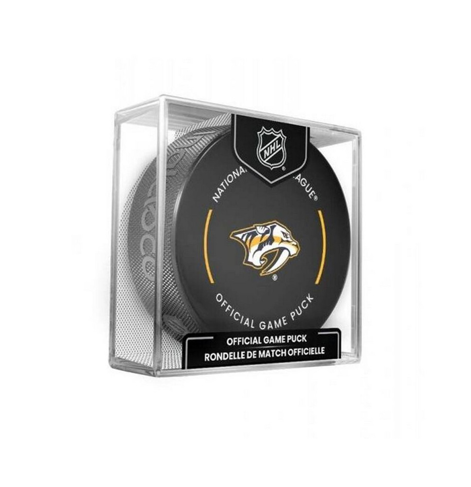 Puk Official Game Cube Nashville Predators