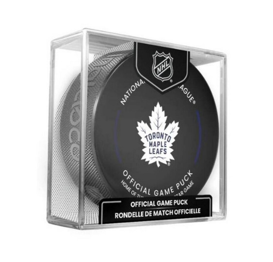 Puk Official Game Cube Toronto Maple Leafs