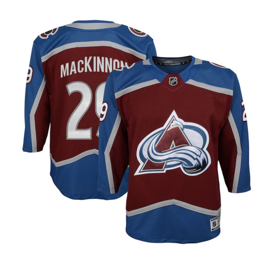 Dres Replica Home Colorado Avalanche MacKinnon JR