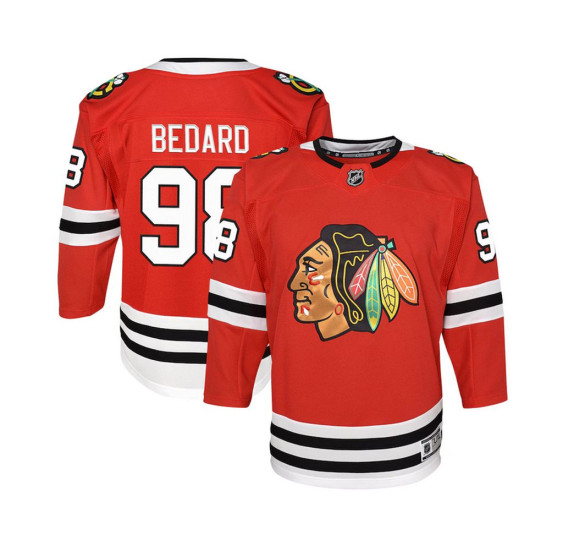 Dres Replica Home Chicago Blackhawks Bedard JR