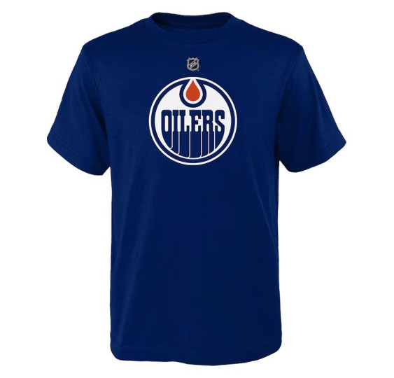 Triko Logo Primary Edmonton Oilers JR