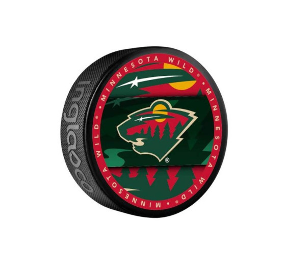 Puk Medallion Minnesota Wild Blistr