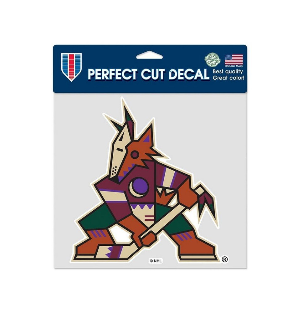 Samolepka Arizona Coyotes Perfect Cut Decal 10x10