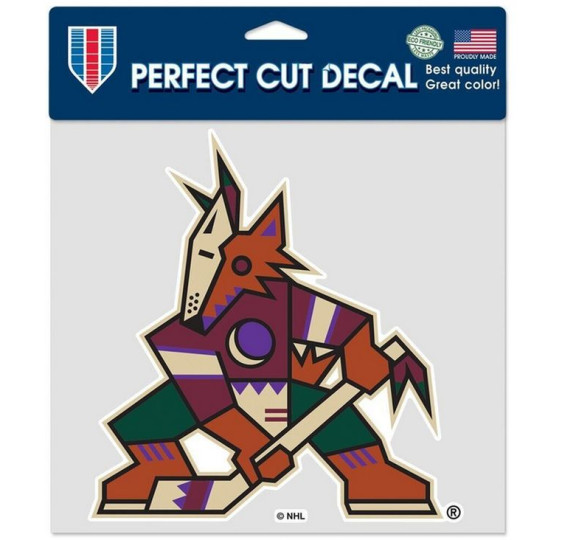 Samolepka Arizona Coyotes Perfect Cut Decal 10x10