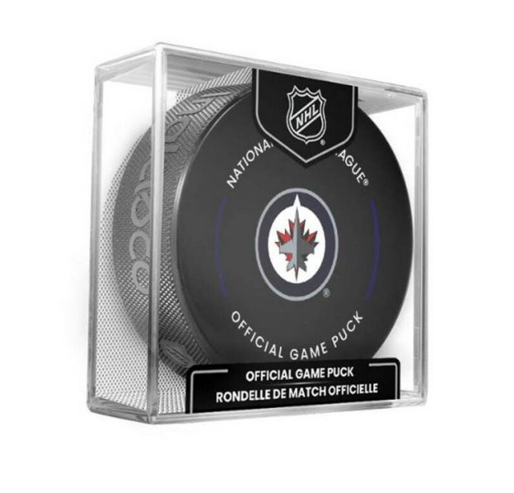 Puk Official Game Cube Winnipeg Jets