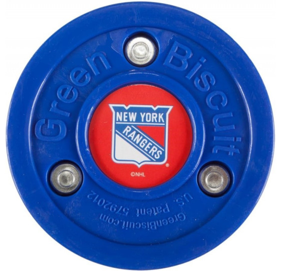 Puk Green Biscuit New York Rangers