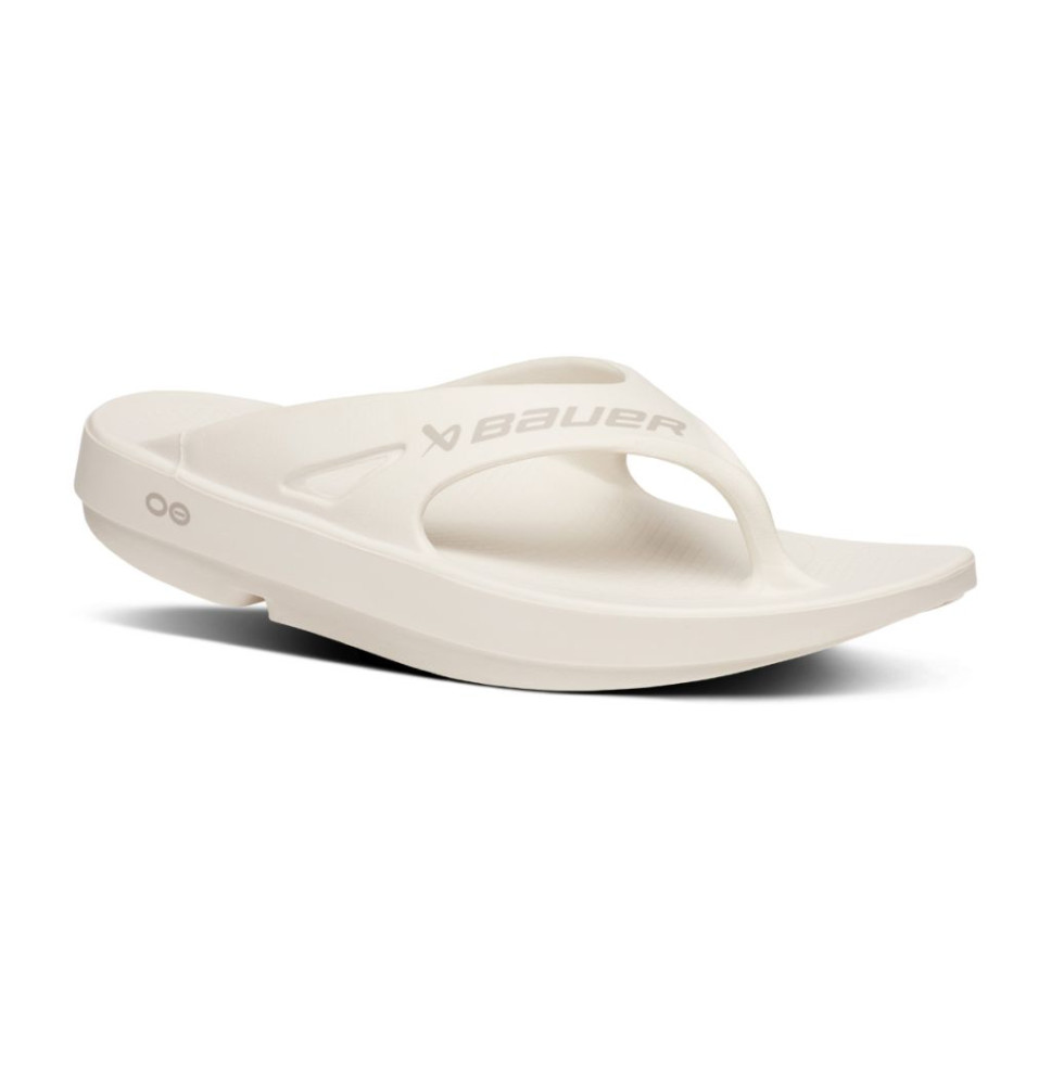 Pantofle Bauer Oofos Sport Sandal White
