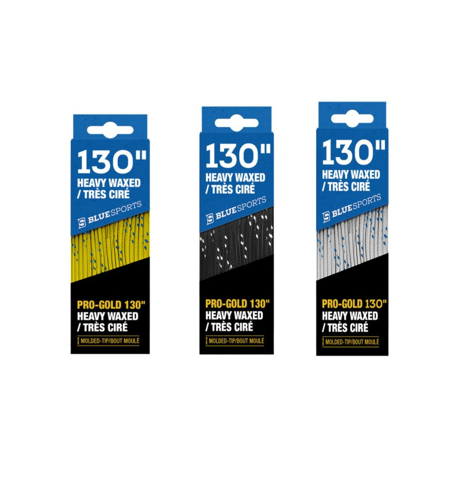 Tkaničky Blue Sports Heavy Waxed