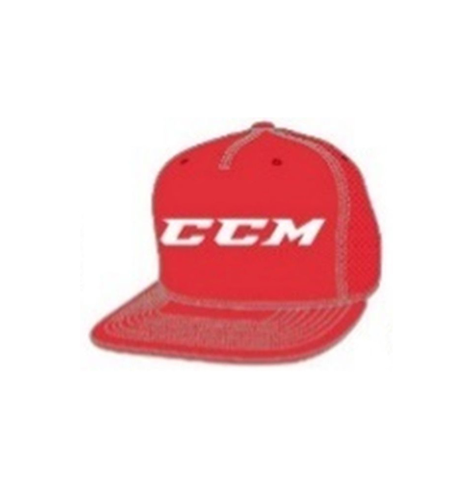 Kšiltovka CCM Big Logo Flat Brim JR