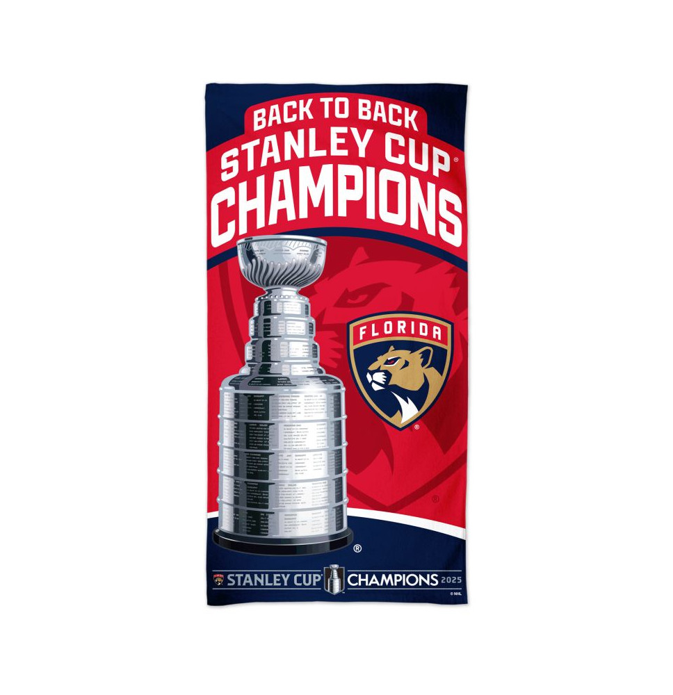 Ručník 2025 Florida Panthers Stanley Cup Champions