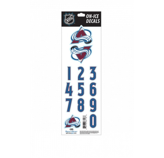 Sada Helmet Decals Colorado Avalanche