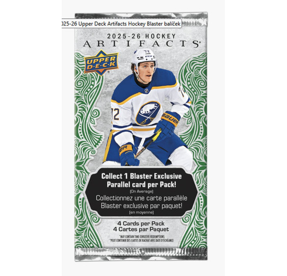 Karty 25/26 UD Artifacts Hockey Blaster