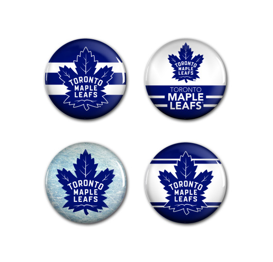 Odznaky Toronto Maple Leafs 4set