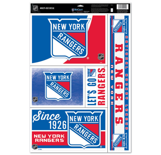 Samolepky Multi New York Rangers
