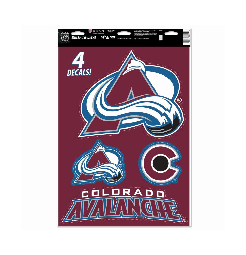Samolepky Multi Colorado Avalanche