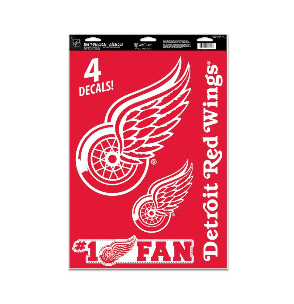 Samolepky Multi Detroit Red Wings