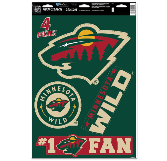 Samolepky Multi Minnesota Wild