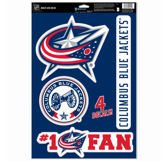 Samolepky Multi Columbus Blue Jackets