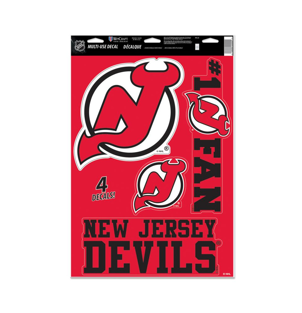 Samolepky Multi New Jersey Devils