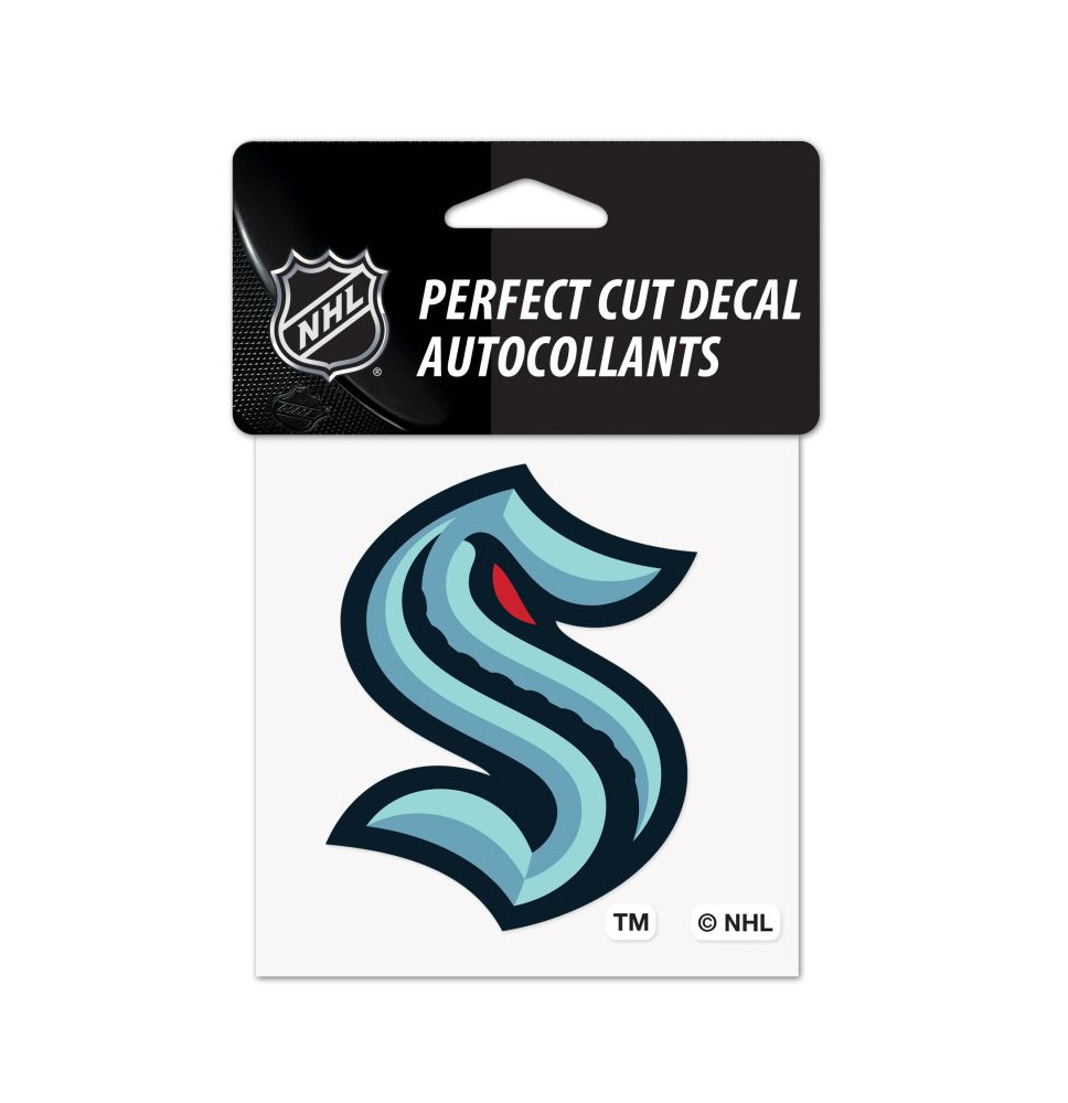 Samolepka Seattle Kraken Perfect Cut Decal 10x10