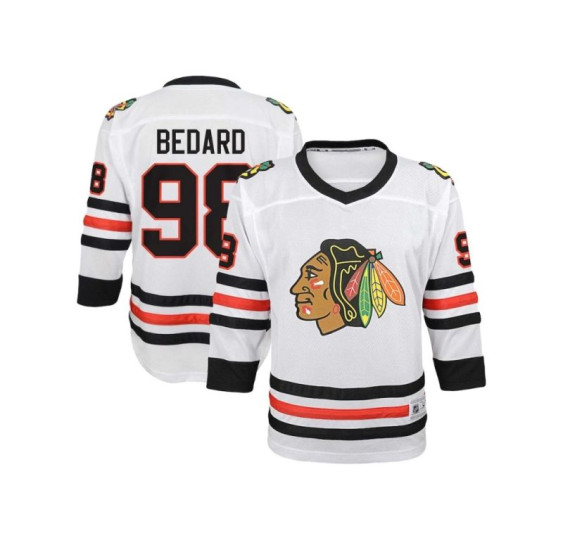 Dres Replica Away Chicago Blackhawks Bedard JR
