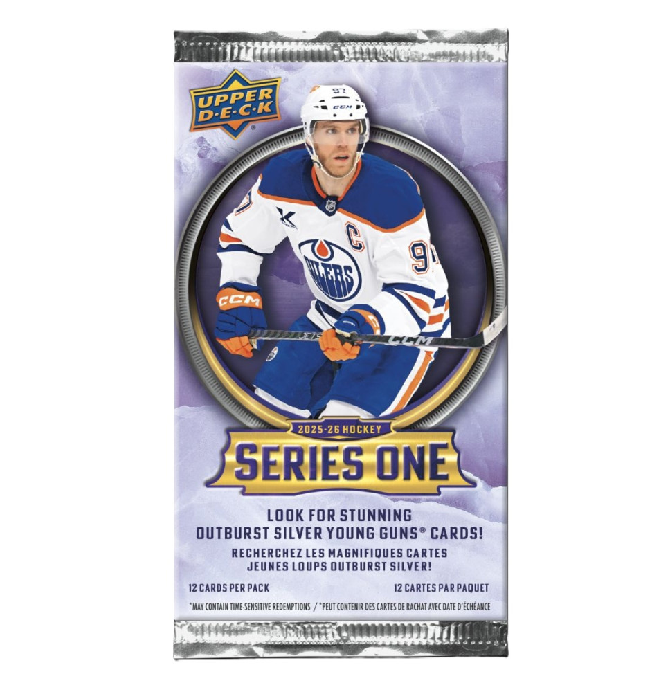 Karty 25/26 UD Series 1 Hockey Tin