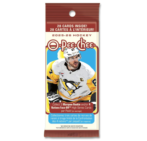 Karty 25/26 UD O-Pee-Chee Hockey FAT
