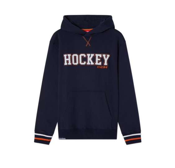 Mikina CCM Stripe Hood SR