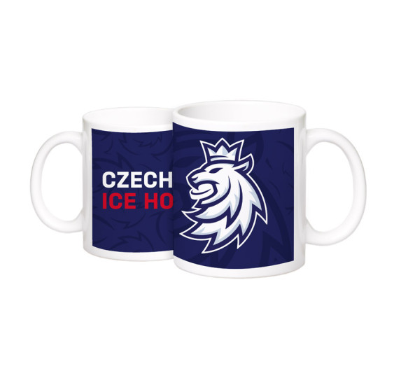 Hrnek Český hokej Navy Logo Lev