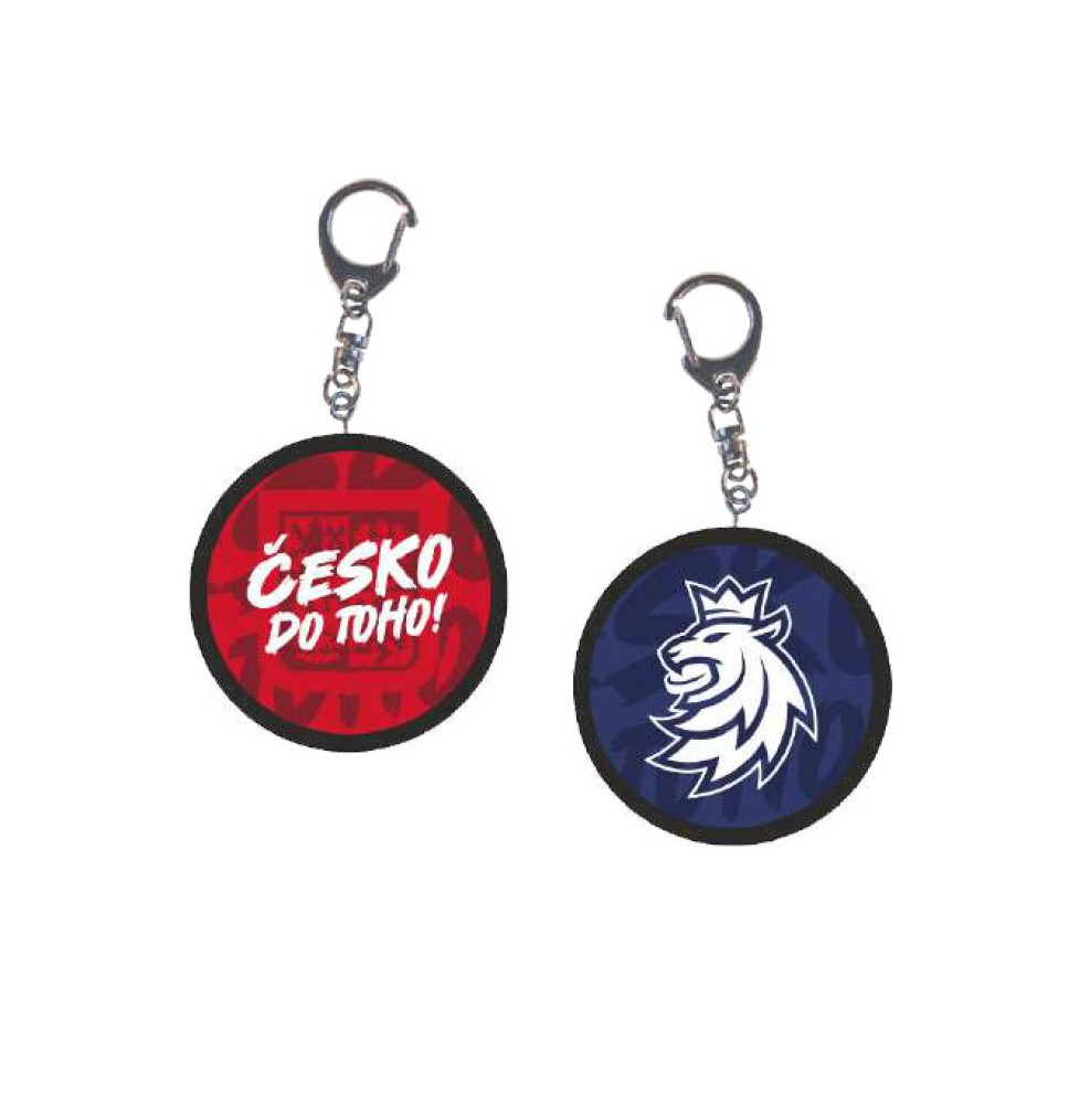 Přívěšek Český hokej Minipuk Česko dot toho!