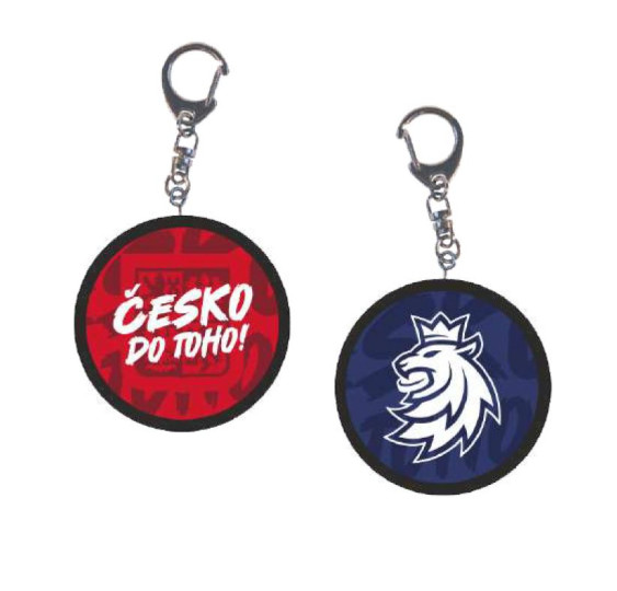 Přívěšek Český hokej Minipuk Česko dot toho!