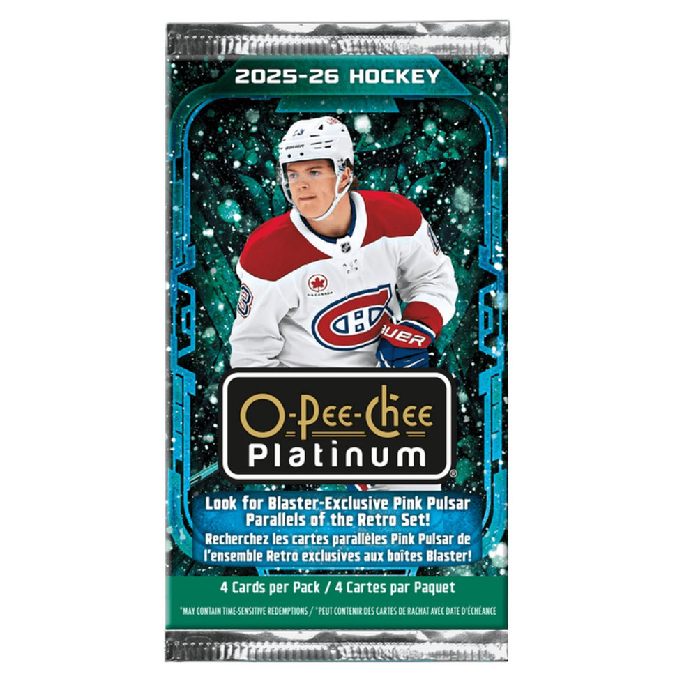 Karty 25/26 UD O-Pee-Chee Hockey Blaster