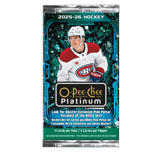 Karty 25/26 UD O-Pee-Chee Hockey Blaster