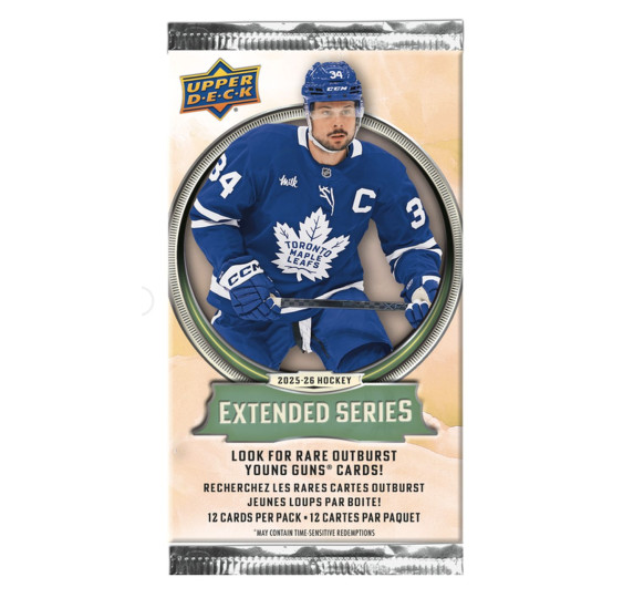 Karty 25/26 UD Extended Series Hockey Blaster