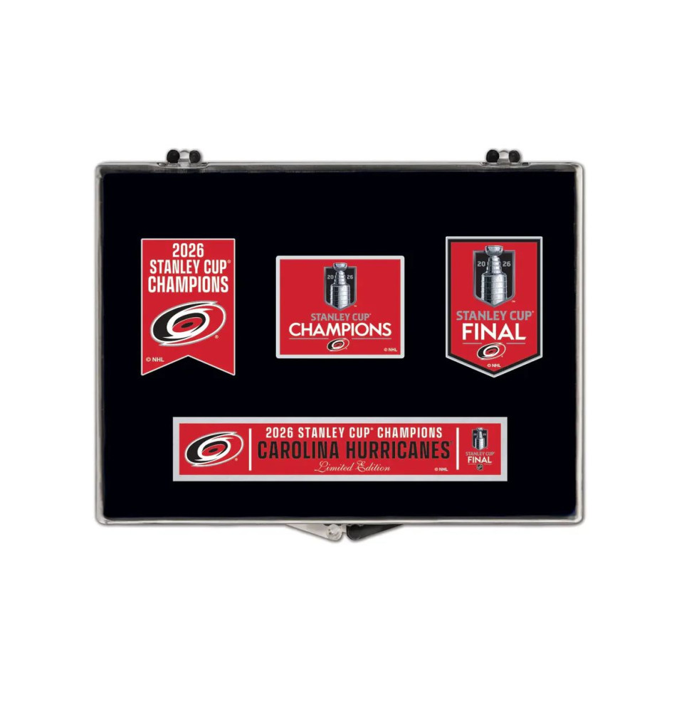 Odznaky 2026 Carolina Hurricanes Stanley Cup Champions