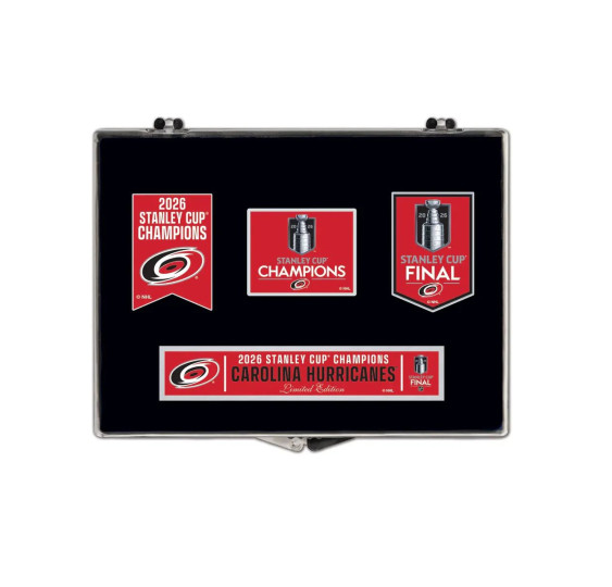 Odznaky 2026 Carolina Hurricanes Stanley Cup Champions