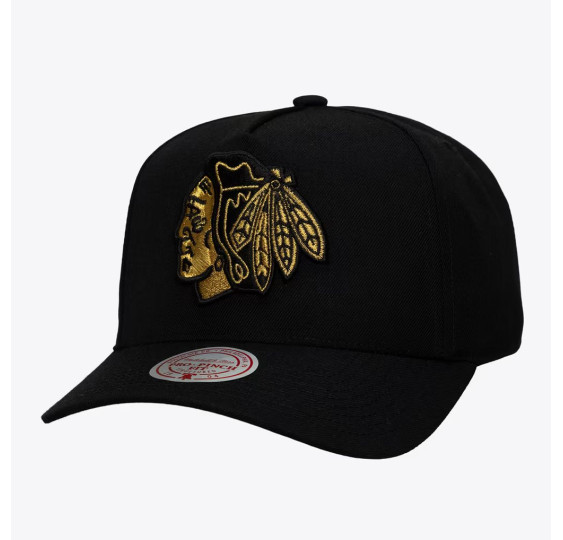Kšiltovka Black & Gold PRO Chicago Blackhawks SR