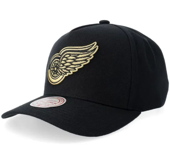 Kšiltovka Black & Gold PRO Detroit Red Wings SR